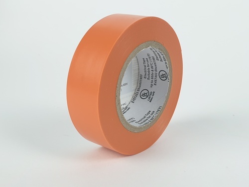 SHUSHI เทปพันสายไฟทั่วไป 3/4” 0.18mm ยาว 10m  รุ่น SS1993-110 orange