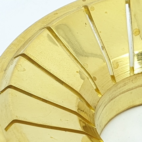 CLOSE ฝาเฟืองทองเหลืองสำหรับเตาแก๊ส (Ø70mm) G051-BR สีทอง