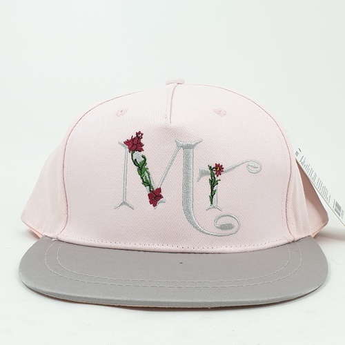 USUPSO  หมวกแก๊ป  Rose letter  สีชมพู