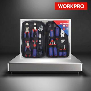 WORKPRO  ชุดเครื่องมือช่าง 56ชิ้น  รุ่น W009096