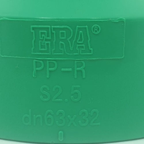 ERA ข้อต่อตรงลด PPR 2x1(63mm)x(32mm) สีเขียว