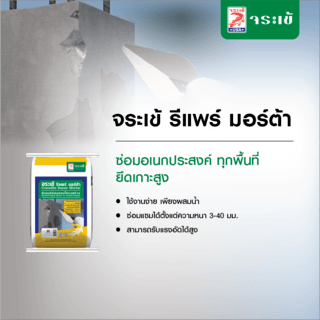 จระเข้ รีแพร์มอร์ต้า ซีเมนต์ซ่อมแซม  20 กก.