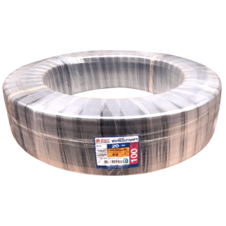 Super Products ท่อ LDPE PN4 ขนาด(1/2”)20 มม.x100 ม.คาดส้ม