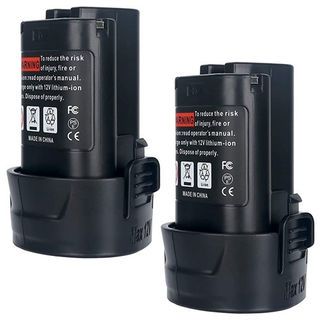 BOSCH ชุดแบตเตอรี่ 10.8V 1 Charger +2 Battery 2.0Ah