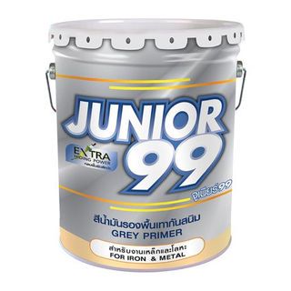 NIPPON PAINT สีรองพื้นกันสนิม JUNIOR 99 ขนาด 1 แกลลอน สีเทา