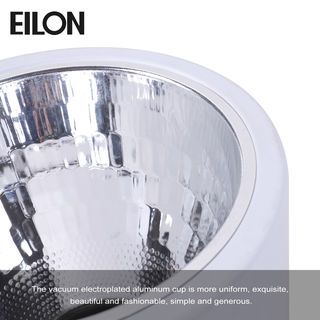 EILON โคมดาวน์ไลท์แบบทาวเวอร์หน้ากลม 5นิ้ว E27 รุ่น TD-02 สีขาว (โคมเปล่า)