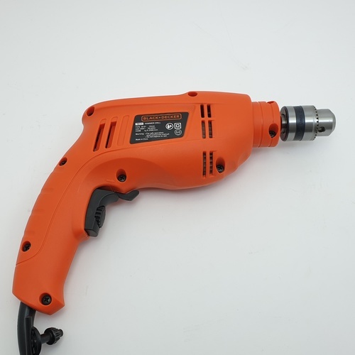 BLACK+DECKER สว่านกระแทกไฟฟ้า 10มม. 550W รุ่น TB555-B1