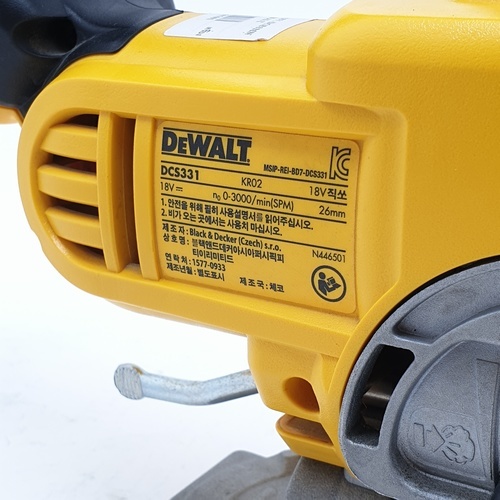 เลื่อยฉลุไร้สาย 18V. DCS331N  DEWALT