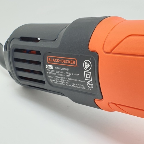 BLACK+DECKER เครื่องเจียร 4 นิ้ว 650W รุ่น G650-B1