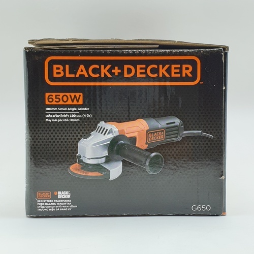 BLACK+DECKER เครื่องเจียร 4 นิ้ว 650W รุ่น G650-B1