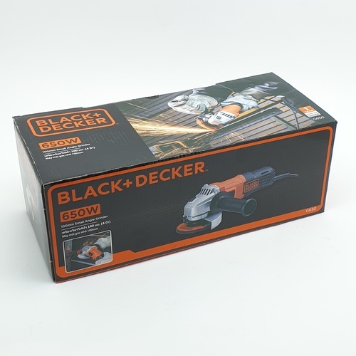 BLACK+DECKER เครื่องเจียร 4 นิ้ว 650W รุ่น G650-B1