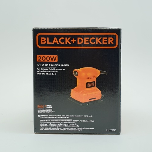 BLACK+DECKER เครื่องขัดกระดาษทราย 200W รุ่น BS200-B1