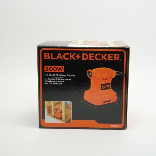 BLACK+DECKER เครื่องขัดกระดาษทราย 200W รุ่น BS200-B1