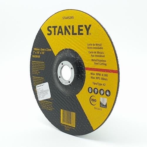 STANLEY ใบตัด 7 180X3X22.23 รุ่น STA4524S