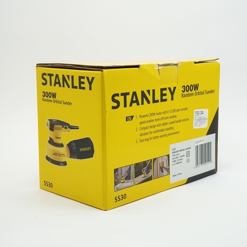 STANLEY เครื่องขัดกระดาษทรายกลม 300W รุ่น SS30-B1