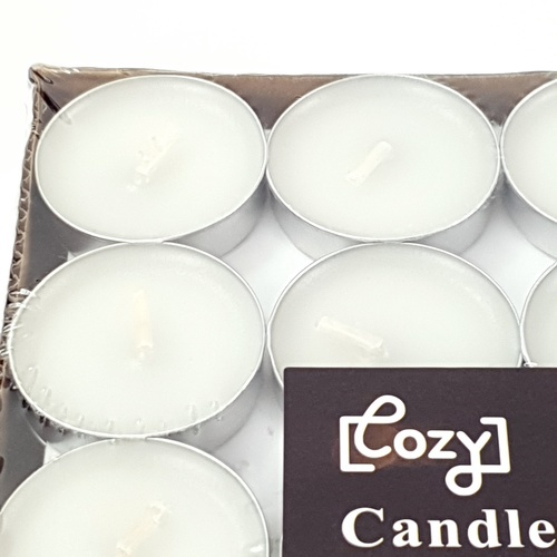 COZY เทียน 3.5x0.9ซม. Candle-WHS สีขาว 50ชิ้น/แพ็ค