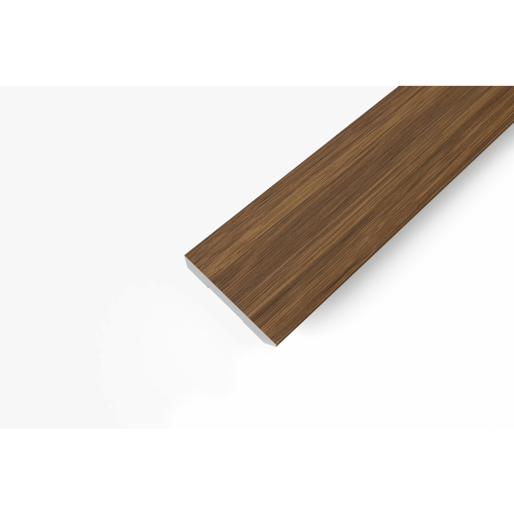 GREAT WOOD ไม้บัวพื้น PVC JF227 100x14x2900มม. สีทีค