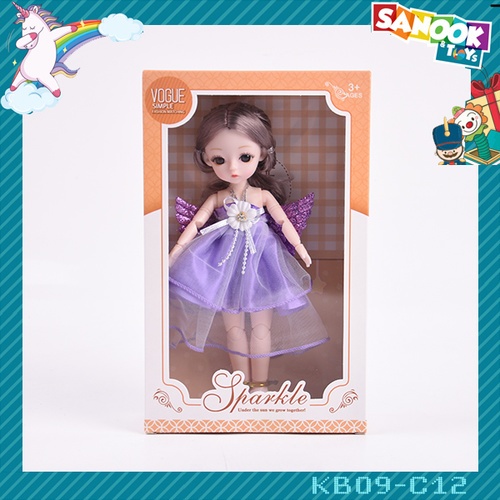 TOYS ของเล่นตุ๊กตานางฟ้าแสนสวย 9นิ้ว#KB09-C12 ขนาด (26x6x16 ซม.)