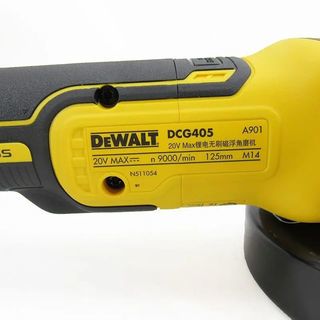 DEWALT เครื่องเจียรไร้สายไร้แปรงถ่าน 4 นิ้ว 20V รุ่น DCG405N-B1 (เฉพาะตัวเครื่อง)