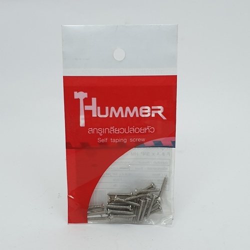 HUMMER สกรูเกลียวปล่อยหัว F-HM434 ขนาด 4x3/4(25ตัว/แพ็ค)