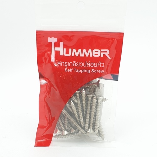 HUMMER สกรูเกลียวปล่อยหัว F-HM10112 ขนาด 10x1-1/2 (25ตัว/แพ็ค)