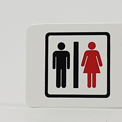 ป้ายPP (TOILET SIGN) SGB1103-01 ขนาด 16x4 ซม.