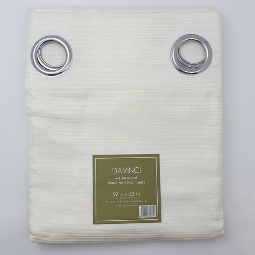 Davinci ผ้าม่านหน้าต่าง  150x160ซม.   Roja สีเบจ