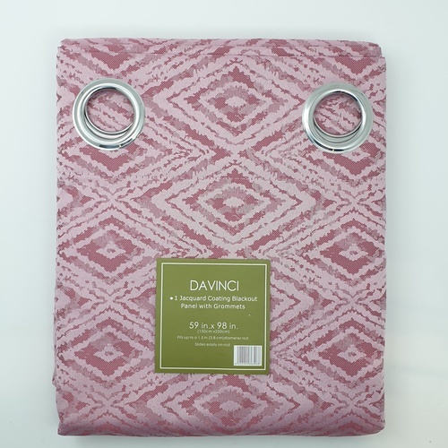 Davinci ผ้าม่านประตู  150x250ซม.   Verde สีแดง