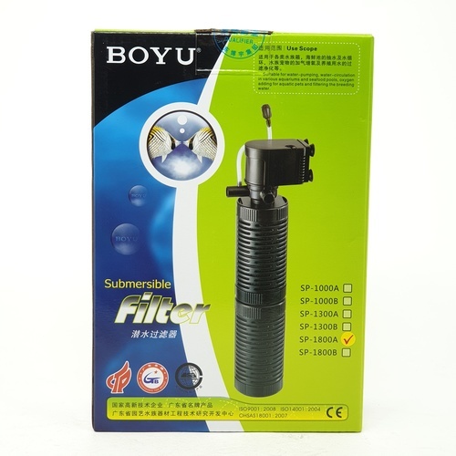 BOYU เครื่องดูดและกรองน้ำ  รุ่น SP-1800A