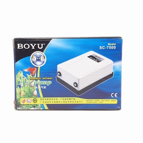 ปั๊มลมตู้ปลา 2 ทาง  Boyu  รุ่น SC-7500