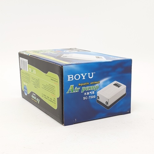 ปั๊มลมตู้ปลา 2 ทาง  Boyu  รุ่น SC-7500