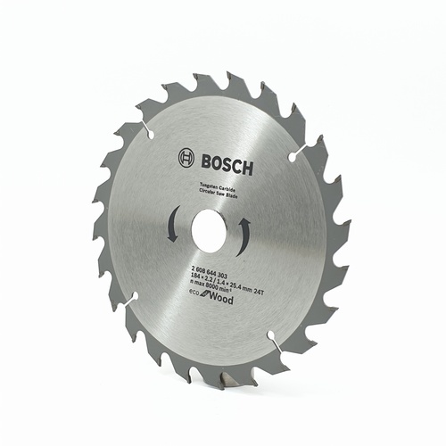 BOSCH ใบเลื่อยวงเดือน Eco ตัดไม้ 7 1/4 24T