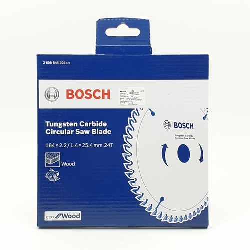 BOSCH ใบเลื่อยวงเดือน Eco ตัดไม้ 7 1/4 24T