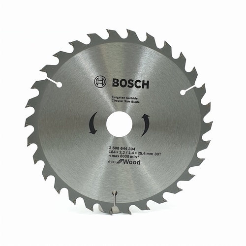 BOSCH ใบเลื่อยวงเดือน Eco ตัดไม้ 7 1/4 30T