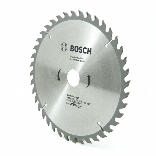 BOSCH ใบเลื่อยวงเดือน Eco ตัดไม้ 9 1/4 40T