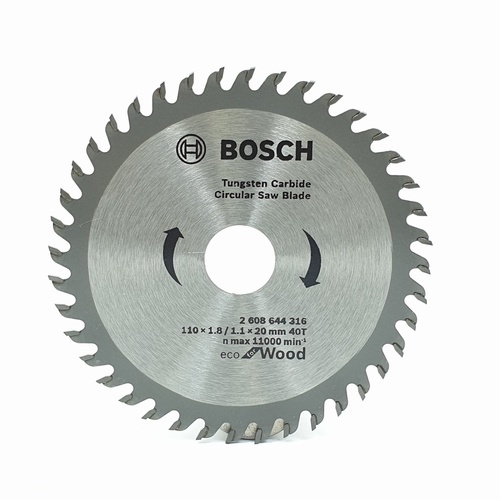 BOSCH ใบเลื่อยวงเดือน Eco ตัดไม้ 4  40T