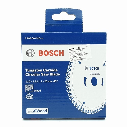 BOSCH ใบเลื่อยวงเดือน Eco ตัดไม้ 4  40T