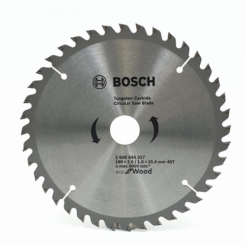 BOSCH ใบเลื่อยวงเดือน Eco ตัดไม้ 7 1/4 40T