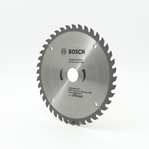 BOSCH ใบเลื่อยวงเดือน Eco ตัดไม้ 7 1/4 40T