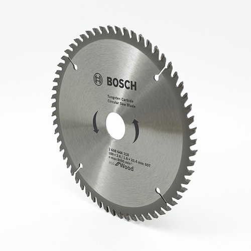 BOSCH ใบเลื่อยวงเดือน Eco ตัดไม้ 7 1/4 60T