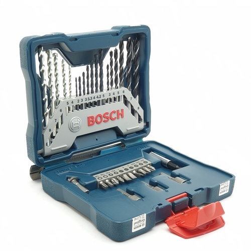 BOSCH ชุดดอกไขควงและดอกเจาะ  X-Line 33 ชิ้น สีน้ำเงิน