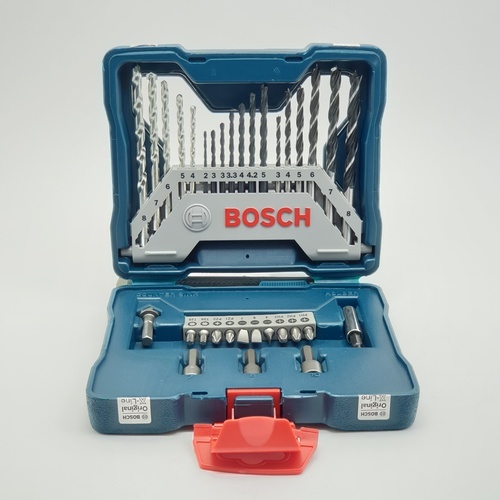 BOSCH ชุดดอกไขควงและดอกเจาะ  X-Line 33 ชิ้น สีน้ำเงิน