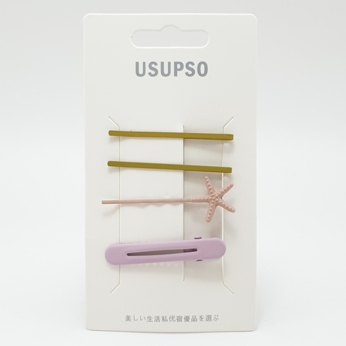 USUPSO ชุดกิ๊ฟติดผม 0963-4 อัน (#Y)