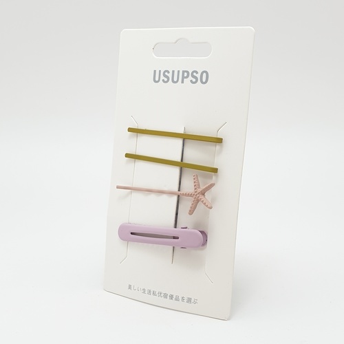 USUPSO ชุดกิ๊ฟติดผม 0963-4 อัน (#Y)