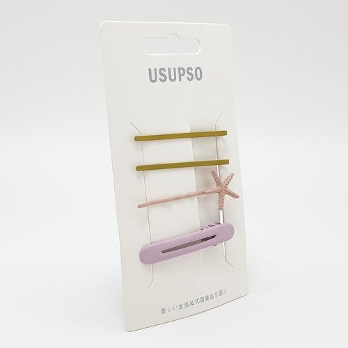 USUPSO ชุดกิ๊ฟติดผม 0963-4 อัน (#Y)