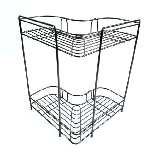 UCHI ชั้นวางของเข้ามุม  A0232 สีดำ