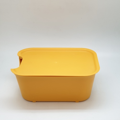 กล่องอเนกประสงค์ รุ่น ZWMLP009-YE ขนาด 18 x 25.5 x 11 cm สีเหลือง