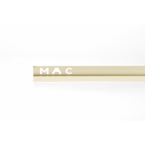 MAC คิ้วอลูมิเนียมแบบเหลี่ยม 8 มม. ยาว 2 เมตร. รุ่น NC-DAT018 Champagne