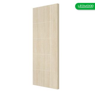 LEOWOOD ประตู UPVC ทนน้ำ ทนปลวก สี Tango ลาย 04 ขนาด 80x200 ซ.ม