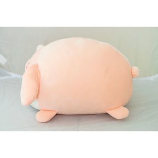 KOJI ตุ๊กตาแมวน้ำใส่หมวกหมาน่ารัก#BU9ขนาด37x25x20ซม.สีส้ม